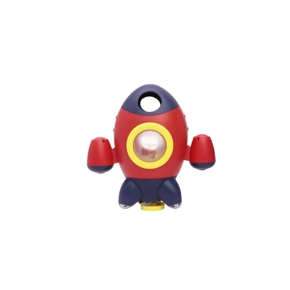 Side Nozzles Spacecraft Bath Toy Circular Window Rotating Spacecraft Toy 360-Degree Rotation for Children