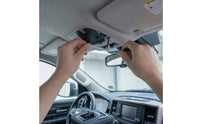 Compact Sun Visor Repair Kit Black Bracket Sun Visor Repair Kit Easy Installation Vehicle Parts Automotive for DIYers, Car Owners
