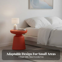 Toadstool Side Table Long-Lasting Toadstool Decorative Stool Indoor Outdoor
