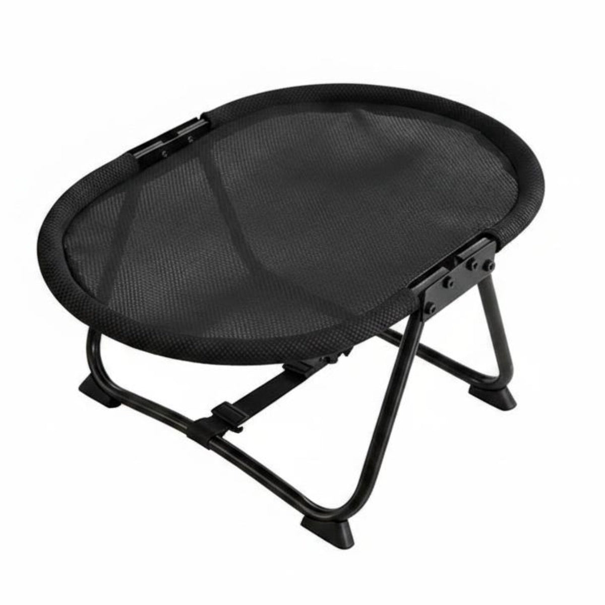 Elevated Pet Cot Lightweight Raised Breathable Pet Cot Bed Anti-Slip Feet Mesh Cat Hammock for Cats, Outdoor, Travel, Camping