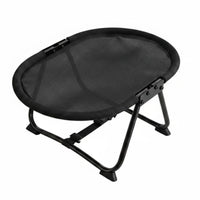 Elevated Pet Cot Lightweight Raised Breathable Pet Cot Bed Anti-Slip Feet Mesh Cat Hammock for Cats, Outdoor, Travel, Camping