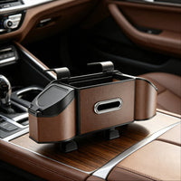 Rear Seat Organizer Rear Seat Organizer Box Easy to Clean Auto Tissue Box Holder for Trip