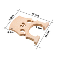 Double Bass Bridge Easy to Fit Upright Bass Bridge Smooth Lightweight for Luthier, Instrument Repair, Setup Work