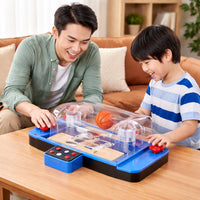 Desktop Basketball Game Parent-Child Interactive Tabletop Basketball Game Portable 2 Player Against Toy for Kids, Family, Party, Office Desk