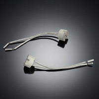 High Temperature Resistant Wire with GU5.3 Base for MR16 Compatible Bulbs, Rated Current 20A GU5.3 Lamp Holder, Ceramic Lamp Holder, 1 Pack