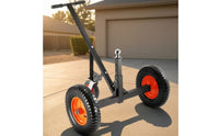Trailer Mover Heavy-Duty Trailer Mover with Pneumatic Tires Adjustable-Height for Boaters, Driveways
