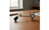Compact Drum Clamp with Rod Long-Lasting Multi-Clamp Heavy-Duty Drum Mounting Bracket Reinforced for Drummers, Rehearsal Rooms