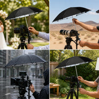 Tripod Phone Sun Shade Umbrella for Outdoor Live Streaming and Photography
