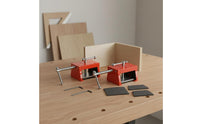2 Pieces Cabinetry Clamps Drill Guide Cabinet Installation Tool Adjustable Cabinet Grip for Woodworkers, DIY Enthusiasts, Job Site, Workshop