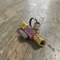 Vacuum-Rated Valve Core Removal Tool 1/4-Inch Valve Core Remover Standard Knurled for Technicians, DIYers, HVAC Service, Refrigeration Repair