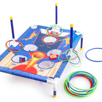 Sensory Training Throwing Ring Game Board for Kids, Indoor/Outdoor Sports Toy