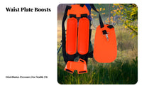 Double Shoulder Trimmer Strap Waist Protector Single Shoulder Mower Strap Adjustable Straps Padded Brush Cutter Harness for Landscapers, Gardeners