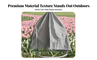Weather Resistant Hanging Egg Chair Cover Weatherproof Hanging Chair Cover Sunproof for Garden Owners, Homeowners, Backyard, Balcony, Porch