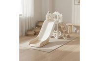 Material Indoor Slide and Swing Set Easy Assembly Toddler Climber and Slide Playset Develops Physical Skills Indoor Outdoor Playground Phthalate-Free-Safe for Toddlers, Infants, Home, Playroom