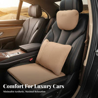 Non-Slip Vehicle Seat Mat Year-Round Perforated Seat Pad Universal Fit Automotive Accessory for Passengers, Office Workers, Car, Long Drives, Home