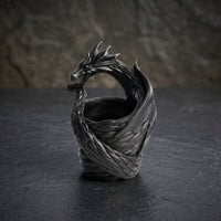 Decorative Dragon Sculpture Planter Sculptural Dragon Planter Desktop Resin for Gardeners, Balcony