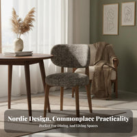 Mid-20th Centuryera Modern Woven Seat Armchair Nordic Design Dining Chair Retro aesthetic Home Furniture Ergonomic Backrest for Interior Designers, Homeowners, Restaurant Owners, Kitchen, Living Room, Study, Reception Area