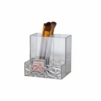 Clear Multi-Compartment Organizer Box Space-Saving Vanity Tray adaptable