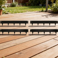 Weather Resistant Weathering Steel Lawn Border Long-Lasting Serrated Landscape Edging Heavy Duty Metal Garden Edging Strip Prevents Soil Erosion for Landscapers, DIY Enthusiasts, Flower Bed, Park, Pathway, Yard
