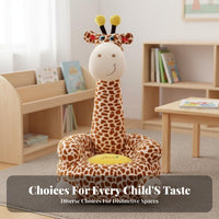 Soft and Comfortable creatureShaped Floor Sofa With rear Support Plush Chair Armchair design Toddler Seat for children, Toddlers, Preschoolers, literature Corner, Kindergarten, Library, Bedroom
