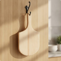 Pizza Peel with Handle and Hanging Hole Natural Wood Pizza Peel Food-Safe