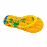 Long-Lasting PVC Flip-Flop Pool Raft Oversized Slipper Shaped Pool Raft Relaxing Lounger for Adults, Beach, Vacation, Lake