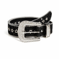Glittering Rhinestone Belt Sparkling Glittering Belt Decorative Glamorous for Women, Teens