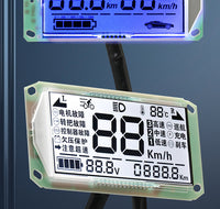 Electric Vehicle LCD Display Instrument for 48V 60V 72V, Voltage and Battery Level Indicator, Three-Wheeled Vehicle