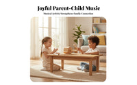 Slotted Wooden Sound Tube Included Mallet Multi-Tone Percussion Tube Artisan-Made for Children