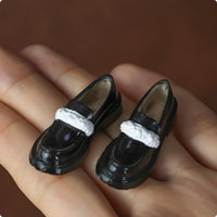 Doll Loafer Realistic Design Pull-on Doll Shoe Material Miniature Footwear for OB22 Dolls