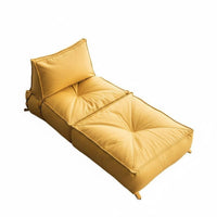 Foldable Design Convertible Sleeper Chair Two-in-One-Purpose Convertible Armchair Bed Space-Saving Folding Sofa Adjustable Backrest for Apartment Dwellers, Pale Ice Workers, Balcony, Small Areas, Dorm Room, Reading Nook