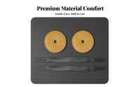 2 Pieces Soft and Comfortable Cymbal Hand Strap Gentle On Hands Cymbal Strap with Pad Double Layer Thickened for Stage Performance, Parades