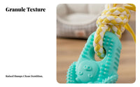 Chew-Resistant Slipper Shaped Dog Toy Interactive Play Slipper Dog Toy Easy to Clean for Dogs, Aggressive Chewers, Playtime, Indoors, Home