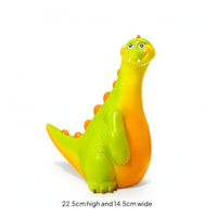 Cartoon Dinosaur Piggy Bank Glossy Dinosaur Money Bank Decorative Figurine Safe for Boys, Girls, Desk, Nursery
