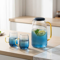pitcher and drinking glasses set