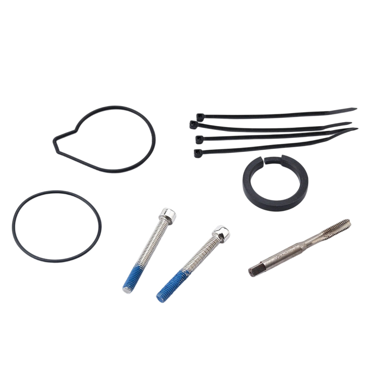Thread-Lock Bolts Shock-Absorbing Compressor Repair Kit Rubber Seals Air Shock-Absorbing Compressor Pump Repair Kit Threading Tool