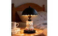 Adorable Design Bear Table Lamp Creative Design Cartoon Bear Night Light Decorative Accent Cute Desk Lamp Soothing Radiance for Children, Bedroom