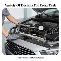 Telescopic Inspection Mirror Stainless Steel Automotive Inspection Mirror Anti-Slip Grip Hand Tool for Mechanics, Welders, Hard-to-Reach Areas