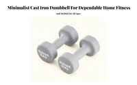 2 Pieces Compact Design Lightweight Dumbbell Long-Lasting Dumbbell Set Non-Slip Grip Neoprene Coated Hand Weights Ergonomic Handle for Women, Beginners, Kids, Home Workout, Aerobics
