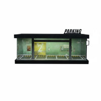 1:64 Scale Parking Lot Model Series Connected Parking Lot Diorama Type-USB-Powered 1/64 Scale Garage Box for Hobbyists