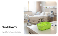 Multi-Compartment Patient medicinal Box Integrated Card pocket Handled medication Tote with Tray Stackable Design Hospital apparatus Transparent Lid for Pharmacists, well-beinggivers, Pharmacy, Nursing Home, Bedside, Emergencies