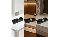 Jewelry Display Tray with Slots 10-Slot Bangle Tray Slimline Leather-Covered for Jewelers, Showcases, Home Storage
