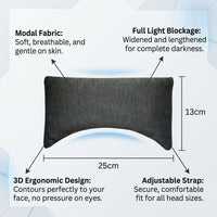 Modal Sleep for Women, Extended Coverage with Adjustable Strap, Breathable Material for Meditation Practitioners