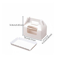 Rolled Roll Box Cake Roll Box Sturdy Bakery Storage for Takeaway