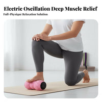 Electric Peanut Massage Ball 3 Intensity Levels Vibrating Peanut Massage Ball Myofascial Release Electric Deep Tissue for Yogis, Home, Travel