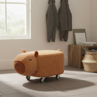 water pig  Stool Lightweight water pig  Footstool Cozy Animal Stool for Young Children, Playroom