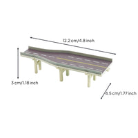 1:300 Scale Miniature Highway Segment Elevated Highway Bridge Model Painted for Architects, Dioramas