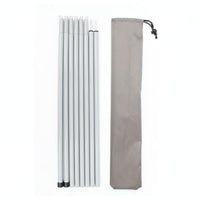 2 Meter Tent Awning Pole Iron Canopy Support Rod Heavy Duty Tent Vestibule Pole for Campers, Outdoor Enthusiasts, Backyard, Beach, Picnic