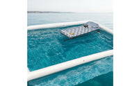 Wear-Resistant Inflatable Yacht Slide Quick Inflation & Deflation Floating Sea Slide Compact Storage Water Sports Equipment Sturdy Molded Handles for Ocean, Lake