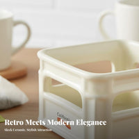 Beverage Packet Holder Vintage Design Organizer Box Quick reach for Students